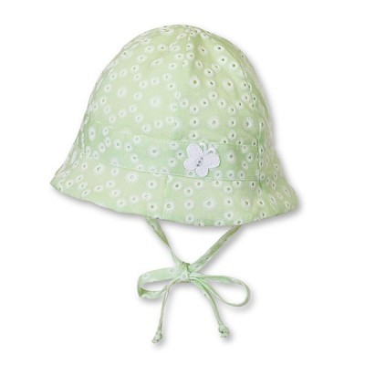 Letný bavlnený klobúčik UNI s UV 50+ zelený