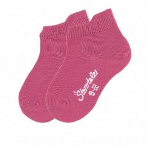 Jednofarebné ponožky pre dievčatá ružové